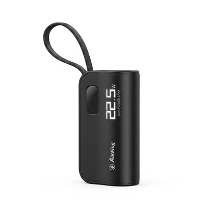 Aikeing 5000mAh Portable Power Bank – 22.5W Fast Charging, USB-C & Digital Display