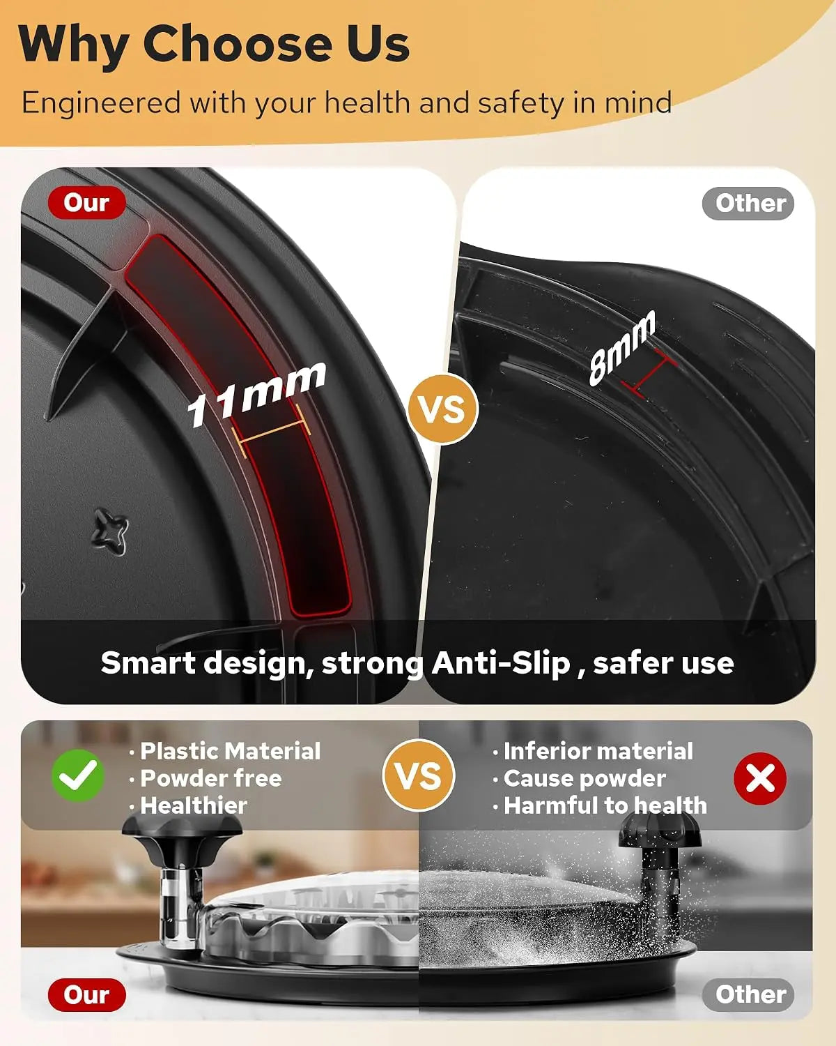 Easy-Twist Chicken Shredder – Quick Meat Shredding Tool for BBQ, Meal Prep & Home Cooking